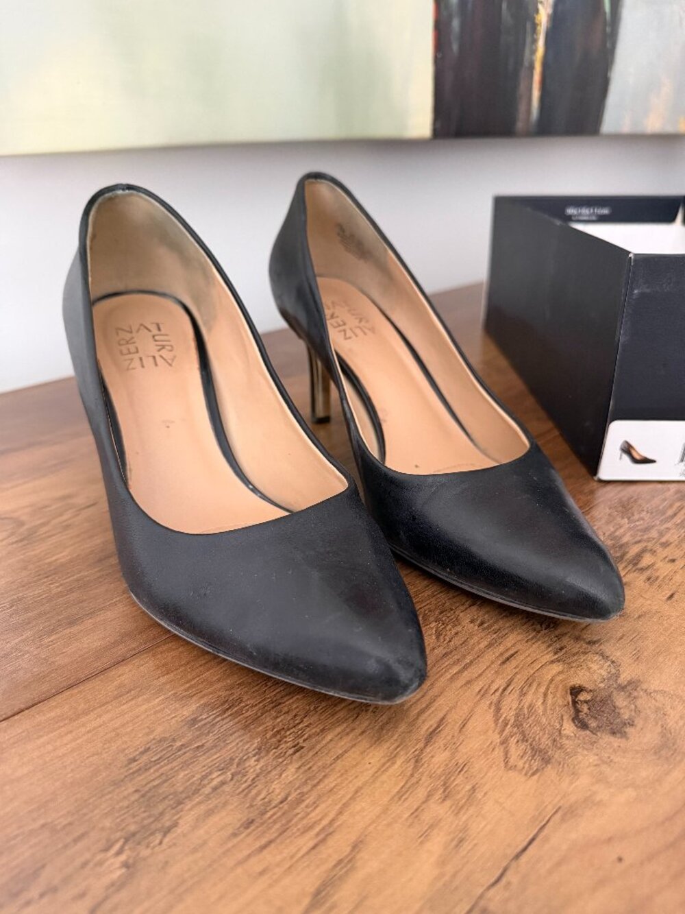 Naturalizer Natalie Black Leather